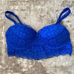 PINK VS Blue Lace Bra